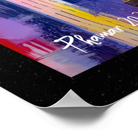 Liberty Eagle Statue Poster Pop Art (Hoek)