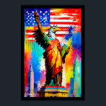 Liberty Eagle Statue Poster Pop Art<br><div class="desc">Liberty Eagle Statue Poster Pop Art</div>