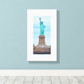 Liberty Enlightening the World Lazarus Poem Canvas (Insitu (Houten vloer))