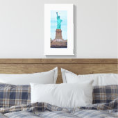 Liberty Enlightening the World Lazarus Poem Canvas Afdruk (Insitu (Slaapkamer))
