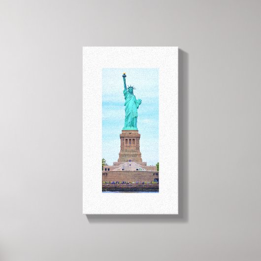 Liberty Enlightening the World Lazarus Poem Canvas Afdruk (Voorkant)