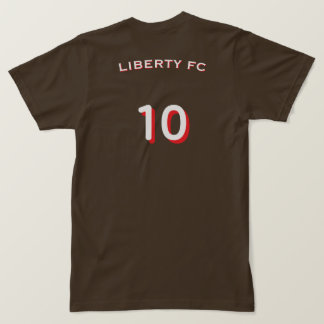 Liberty FC Navy Star T-shirt Premium USA Voetbal