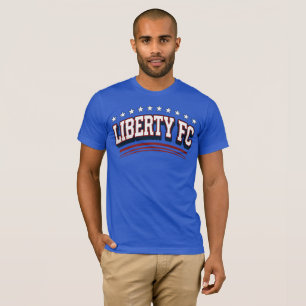 Liberty FC Navy Star Tee Premium USA Voetbal T-shirt
