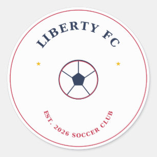 Liberty FC Voetbal Sticker USA Voetbal Fan