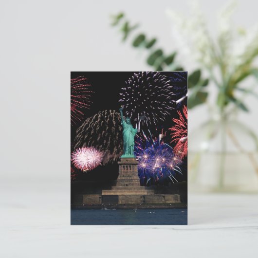 Liberty Fireworks 1 Briefkaart (Staand voorkant)