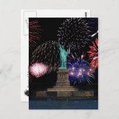 Liberty Fireworks 1 Briefkaart (Voorkant / Achterkant)