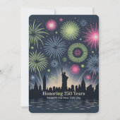 Liberty Fireworks 250 Years New York Gala Card (Voorkant)