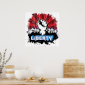 Liberty Fist Poster (Keuken)