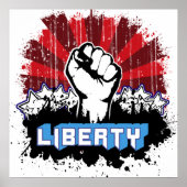 Liberty Fist Poster (Voorkant)