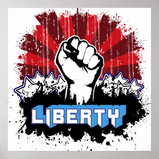 Liberty Fist Poster (Voorkant)