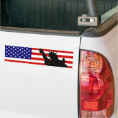 Liberty Flag Bumpersticker (Op Truck)