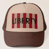 Liberty Flag Grunge Trucker Pet (Voorkant)