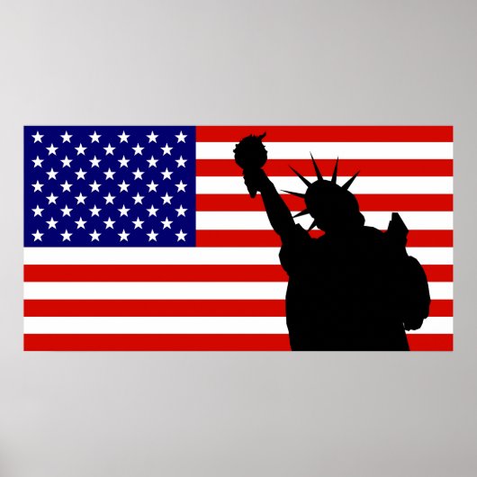 Liberty Flag Poster (Voorkant)