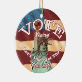 Liberty Get Thru This Keramisch Ornament (Rechts)