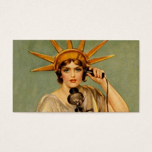 Liberty Girl "Bel me" Visitekaartjes