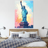 Liberty Glow Canvas Afdruk (Insitu (Slaapkamer))