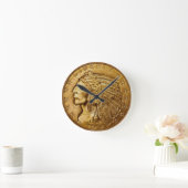 Liberty Gold Ronde Klok (Huis)