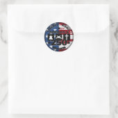 Liberty Guns Religion 250 Rond Sticker (Tas)