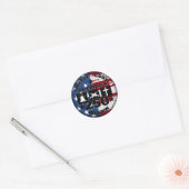 Liberty Guns Religion 250 Rond Sticker (Envelop)
