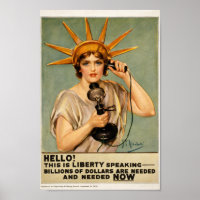 Liberty heeft geld Poster nodig