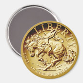 Liberty Horse Munt Magneet (Voorkant / Achterkant)