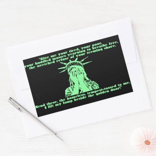 Liberty Huilende Sticker (Envelop)