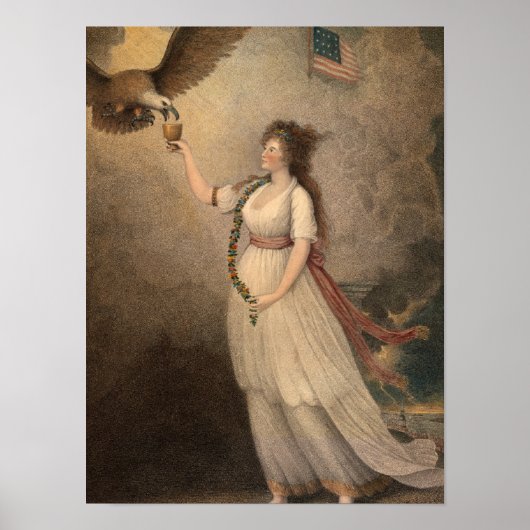 Liberty, In the form of the Goddess of Youth Poster (Voorkant)