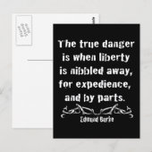 Liberty is Nibble Away Briefkaart (Voorkant / Achterkant)