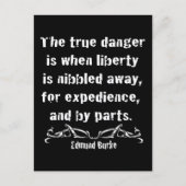 Liberty is Nibble Away Briefkaart (Voorkant)