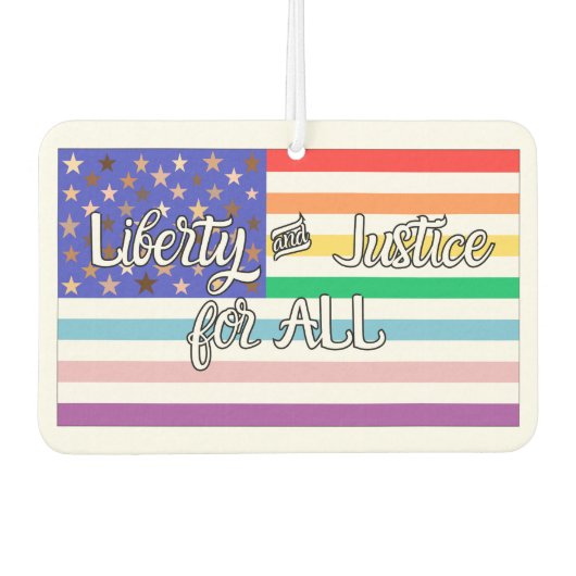 LIberty & Justice for ALL Luchtverfrisser (Voorkant)