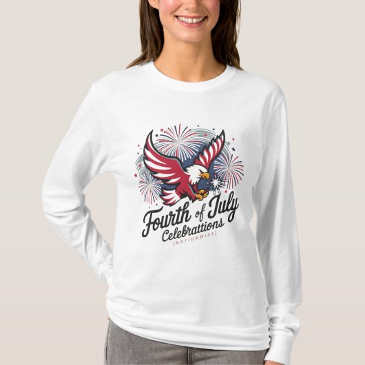 Liberty & Justice: Fourth of July T-Shirt (Voorkant)