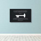 Liberty Key Canvas Afdruk (Insitu (Houten vloer))