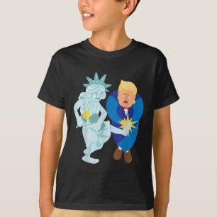 Liberty Kicks Trump 2020 Verkiezing Anti Donald De T-shirt