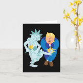 Liberty Kicks Trump 2020 Verkiezing Anti Donald Kaart (Gele Bloem)