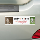Liberty Kies een hond Bumper Sticker (Op auto)