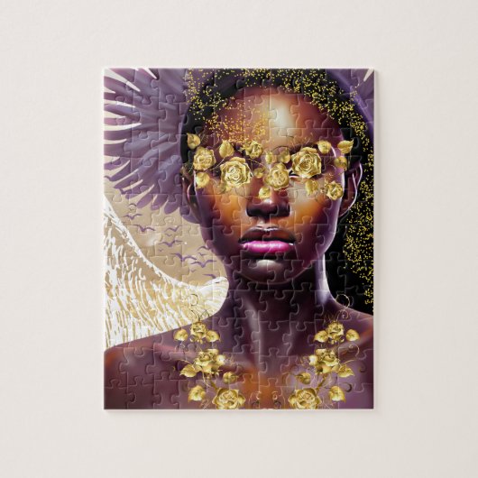 Liberty Kween African American Woman Art Legpuzzel (Verticaal)