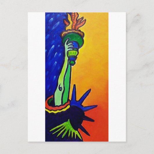 Liberty Lady Briefkaart (Voorkant)