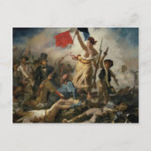 Liberty Leading the People (28 juli 1830) Postcar Briefkaart (Voorkant)