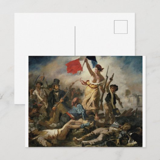 Liberty Leading the People Briefkaart (Voorkant / Achterkant)