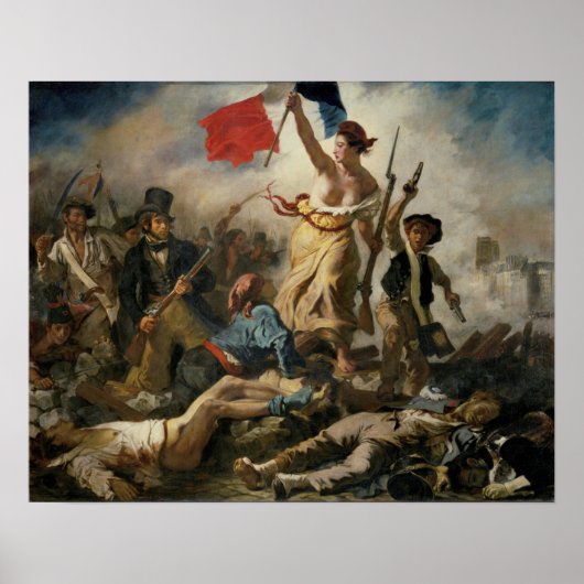 Liberty Leading the People by Delacroix - Poster (Voorkant)