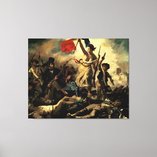 Liberty Leading the People Canvas Afdruk (Voorkant)