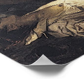 Liberty Leading the People door Eugene Delacroix Poster (Hoek)