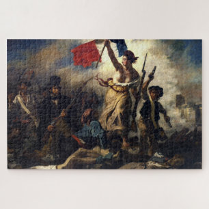 Liberty Leading the People - Eugène Delacroix Legpuzzel