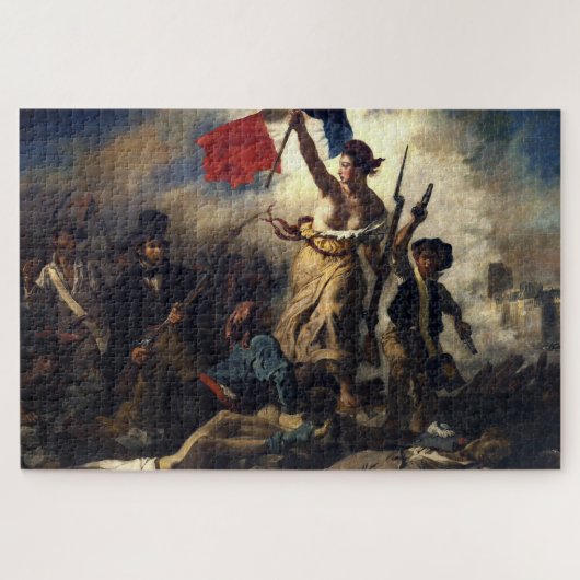 Liberty Leading the People - Eugène Delacroix Legpuzzel (Horizontaal)