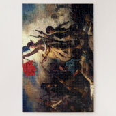 Liberty Leading the People, Eugene Delacroix Legpuzzel (Verticaal)