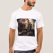 Liberty Leading the People, Eugene Delacroix T-shirt (Voorkant)