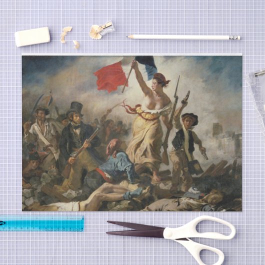 Liberty Leading the People, Eugène Delacroix Tissuepapier (Craft)