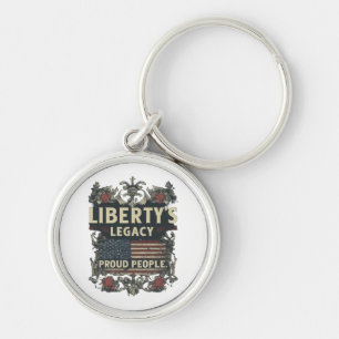 Liberty Legacy Sleutelhanger: een vrijheidssymbool Sleutelhanger