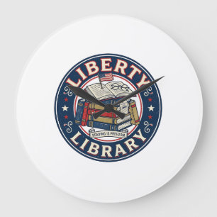 Liberty Library Patriottische Patriottische Biblio Grote Klok