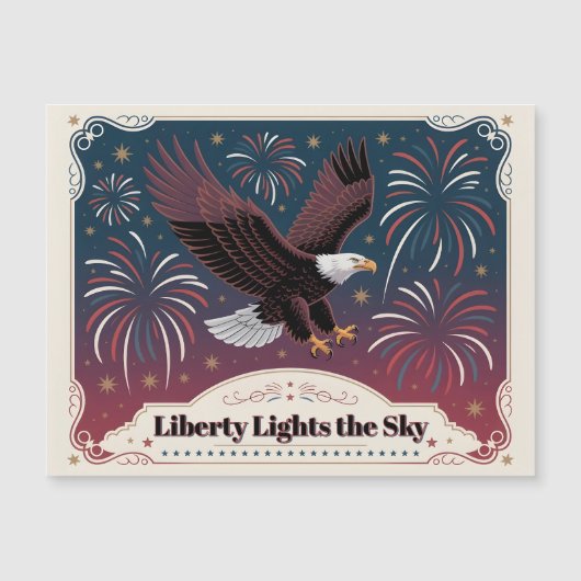 Liberty Lights the Sky • 1776–2026 Keepsake Card (Voorkant)